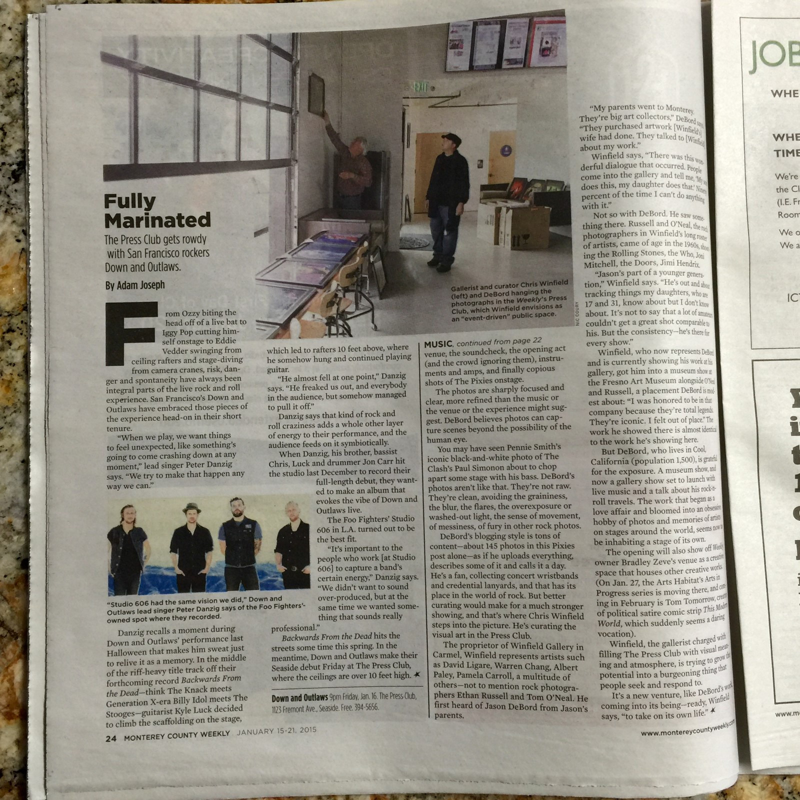 Jason-DeBord-Concert-Photography-Exhibition-The-Press-Club-Monterey-Weekly-Down-and-Outlaws-Newspaper-Layout-05