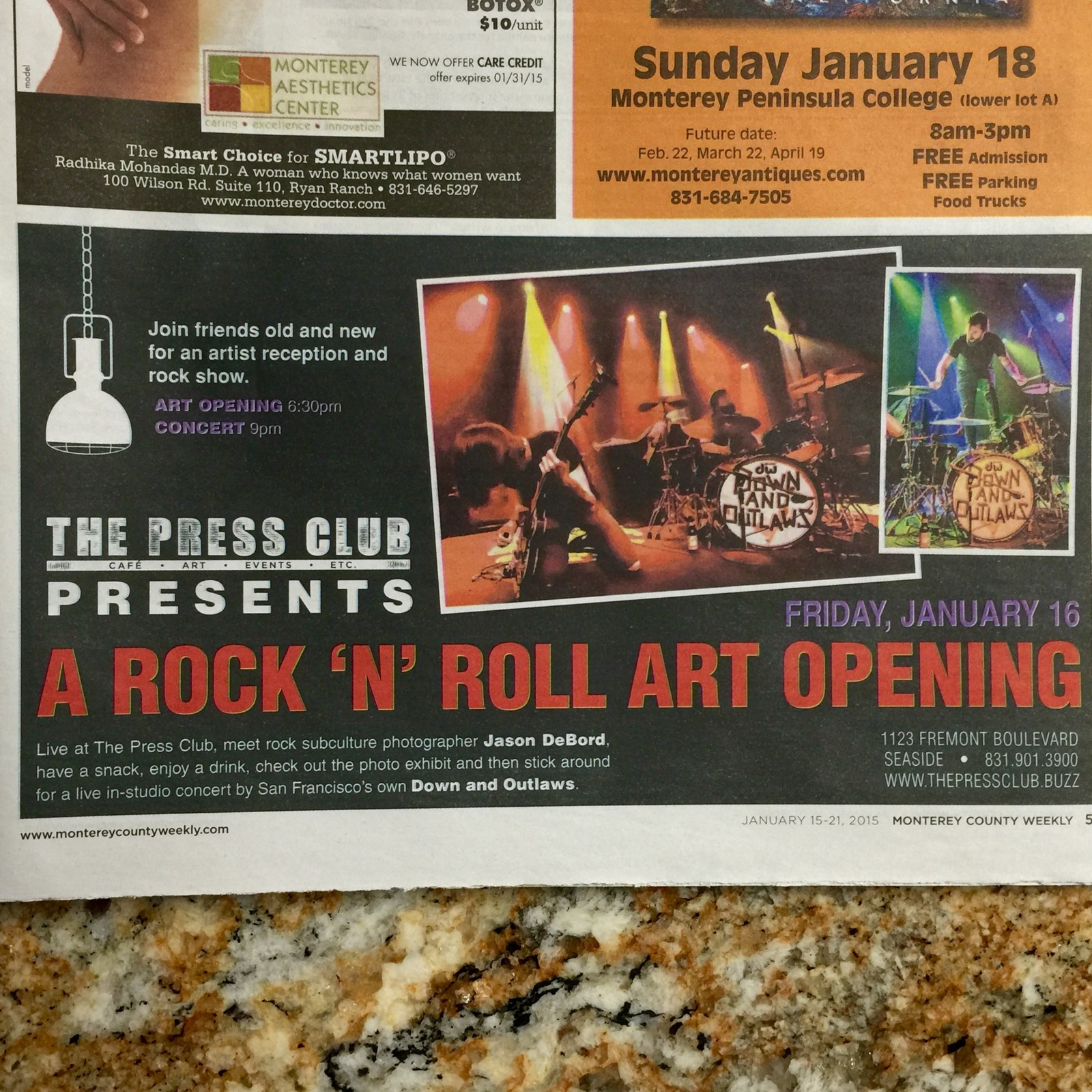 Jason-DeBord-Concert-Photography-Exhibition-The-Press-Club-Monterey-Weekly-Down-and-Outlaws-Newspaper-Layout-06